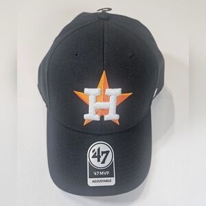 Houston Astros Baseball Hat Cap Adjustable Navy Orange MLB Official Merchandise‎